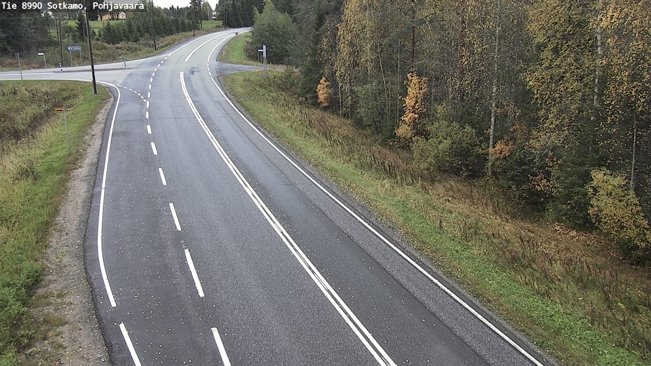 Weather Camera Image Road 8990 Sotkamo, Pohjavaara, Sotkamo, Kainuu