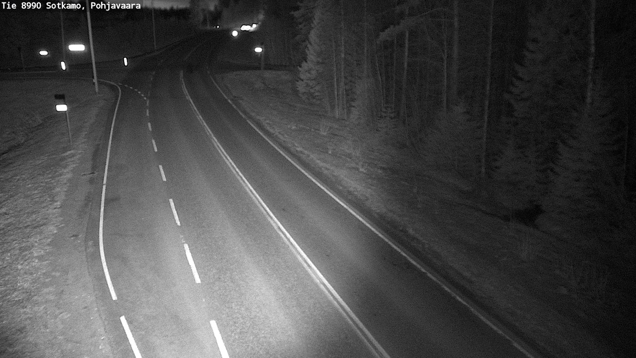 Weather Camera Image Road 8990 Sotkamo, Pohjavaara, Sotkamo, Kainuu