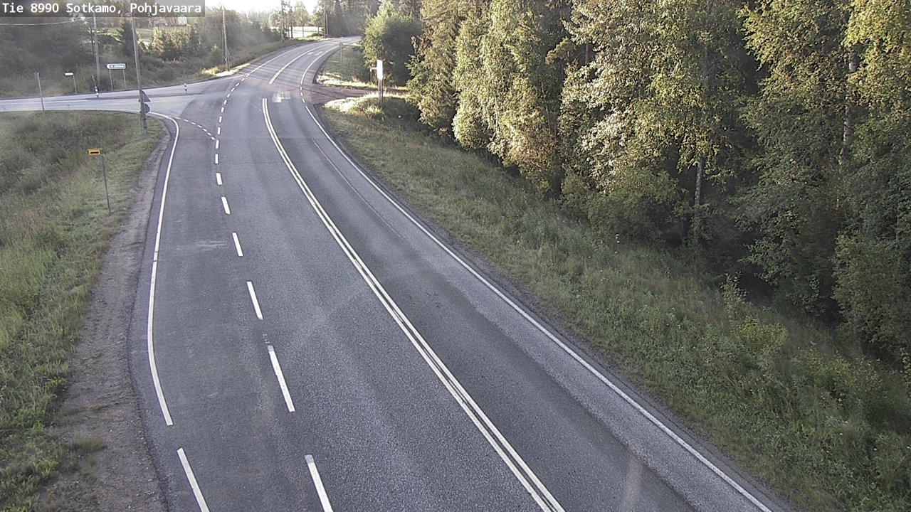 Weather Camera Image Road 8990 Sotkamo, Pohjavaara, Sotkamo, Kainuu