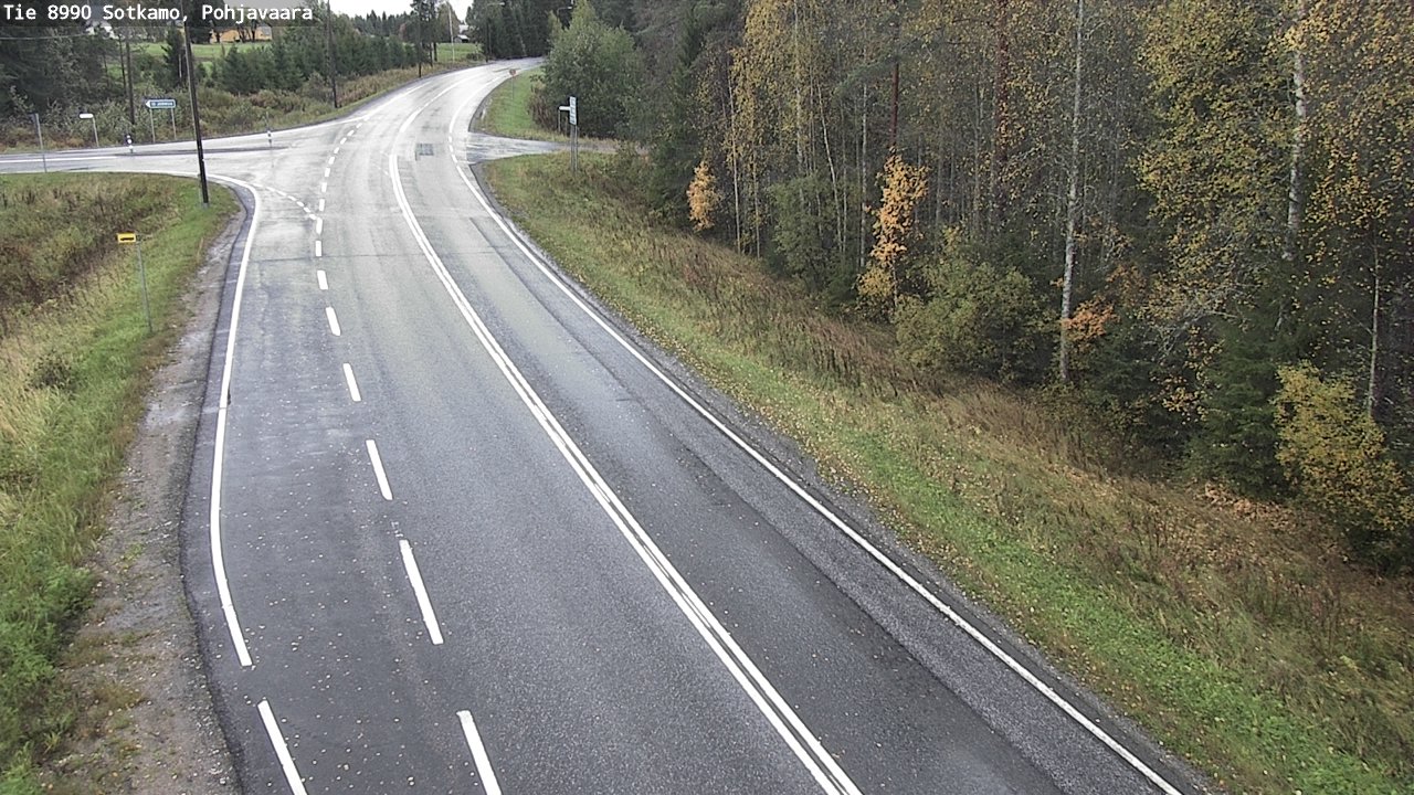 Weather Camera Image Road 8990 Sotkamo, Pohjavaara, Sotkamo, Kainuu