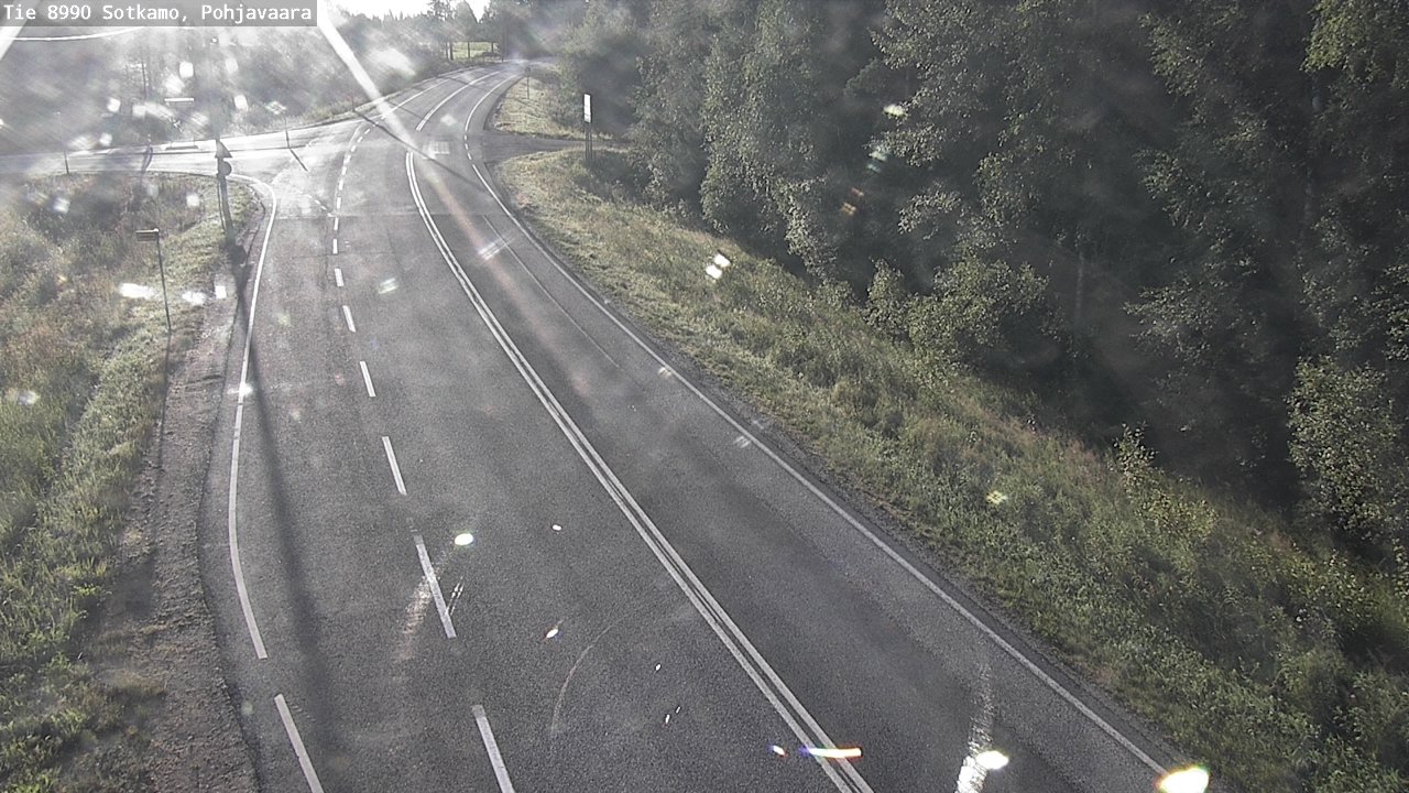 Weather Camera Image Road 8990 Sotkamo, Pohjavaara, Sotkamo, Kainuu