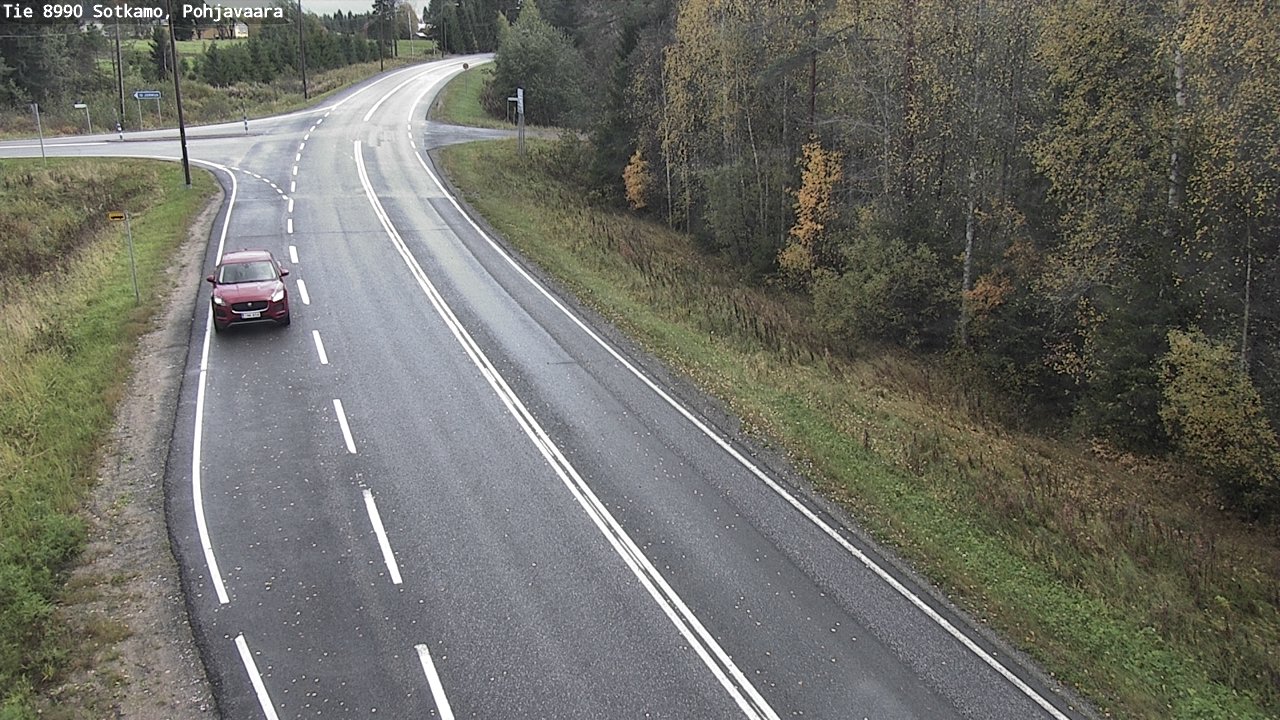 Weather Camera Image Road 8990 Sotkamo, Pohjavaara, Sotkamo, Kainuu
