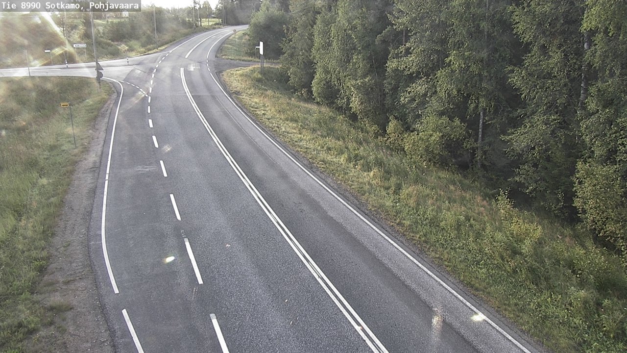 Weather Camera Image Road 8990 Sotkamo, Pohjavaara, Sotkamo, Kainuu