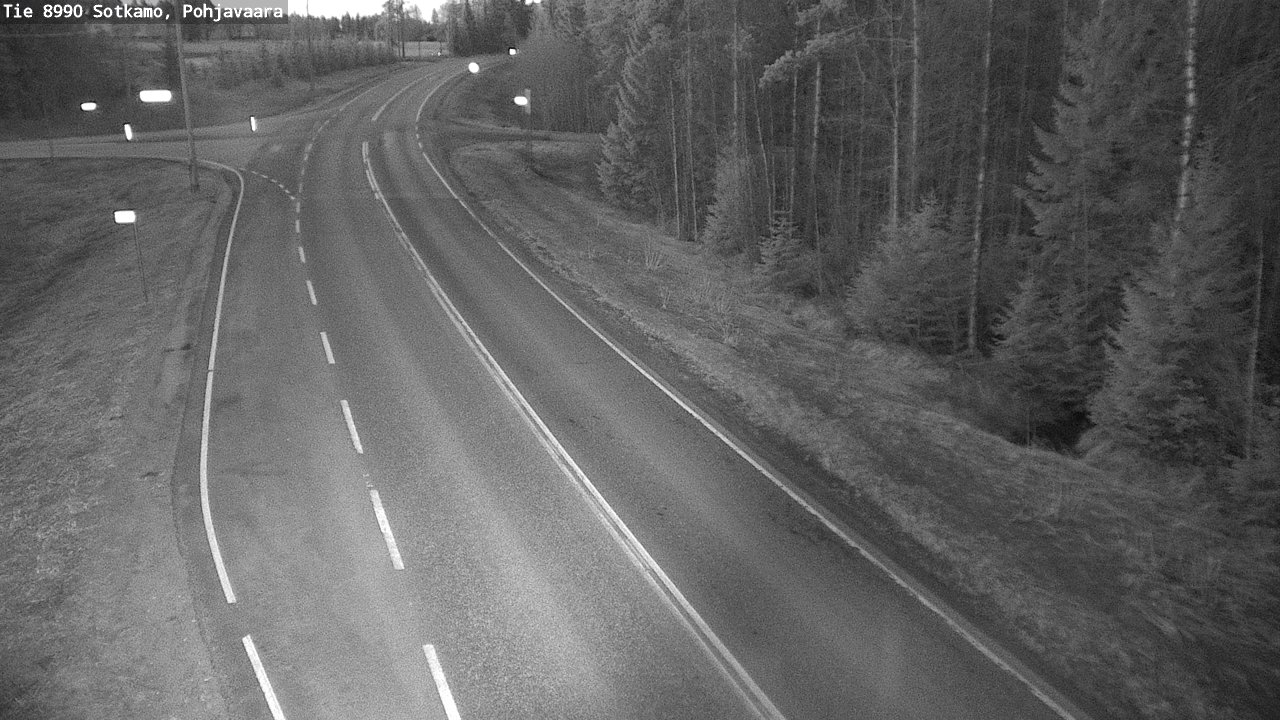 Weather Camera Image Road 8990 Sotkamo, Pohjavaara, Sotkamo, Kainuu