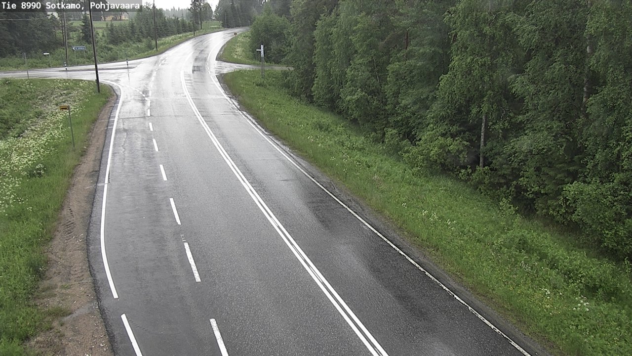 Weather Camera Image Road 8990 Sotkamo, Pohjavaara, Sotkamo, Kainuu