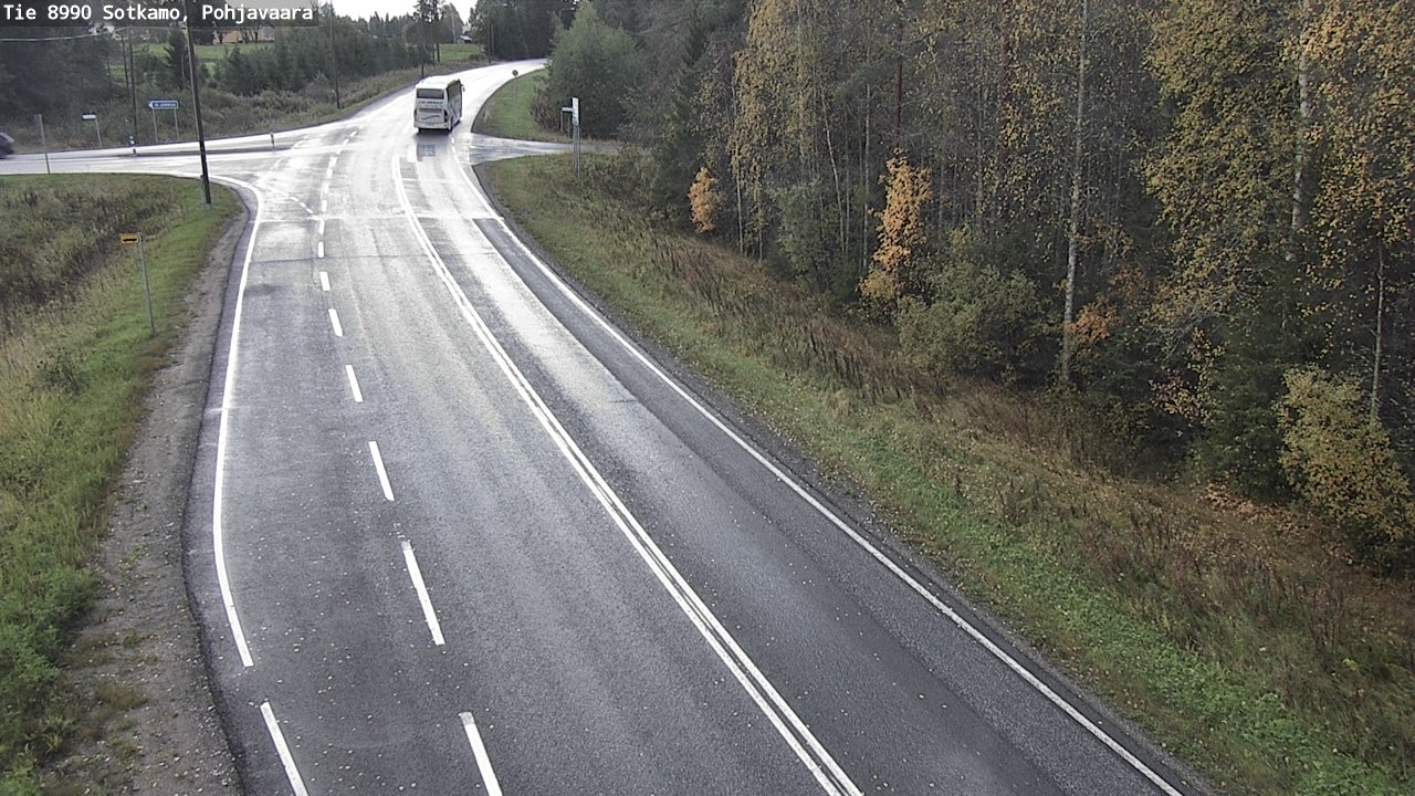 Weather Camera Image Road 8990 Sotkamo, Pohjavaara, Sotkamo, Kainuu