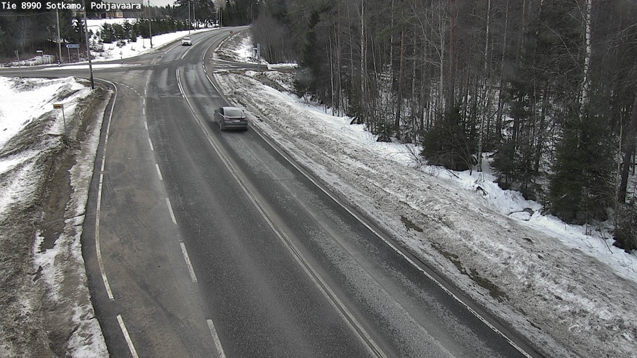 Weather Camera Image Road 8990 Sotkamo, Pohjavaara, Sotkamo, Kainuu