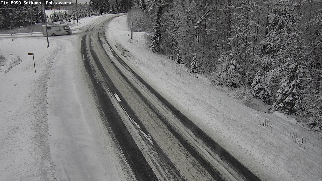 Weather Camera Image Road 8990 Sotkamo, Pohjavaara, Sotkamo, Kainuu