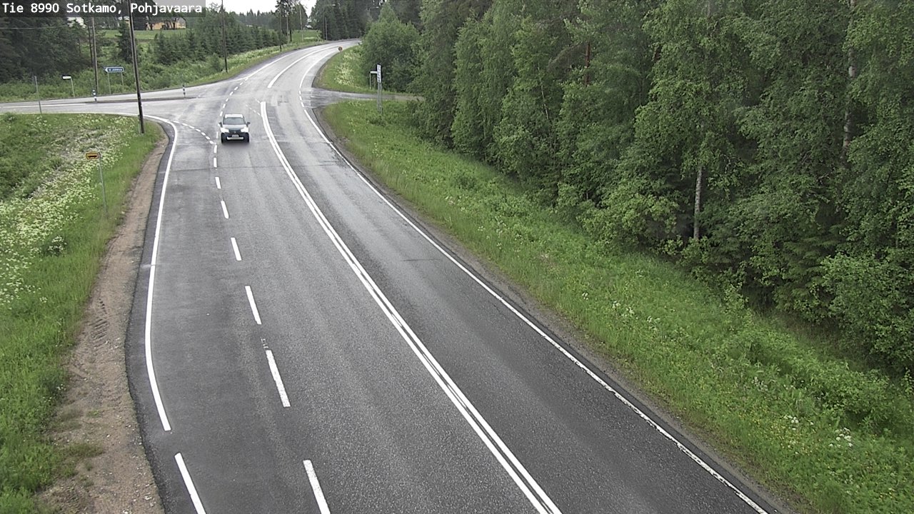 Weather Camera Image Road 8990 Sotkamo, Pohjavaara, Sotkamo, Kainuu