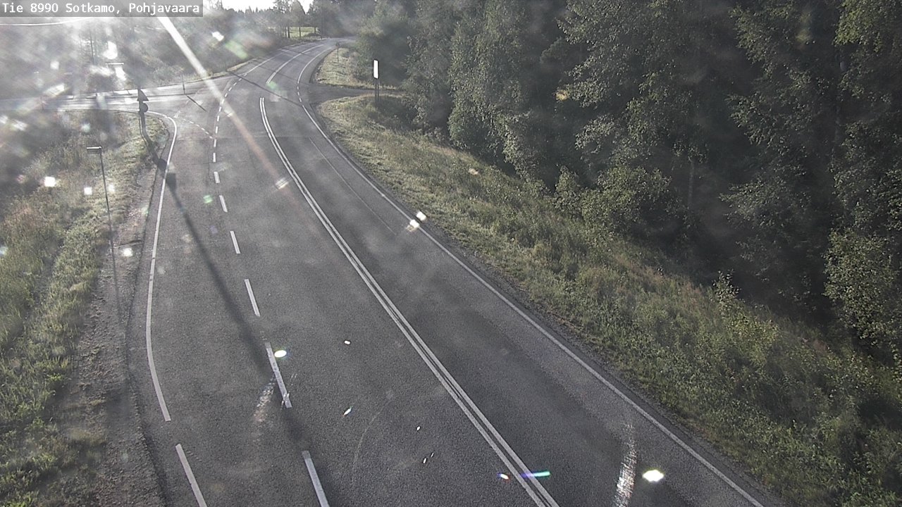 Weather Camera Image Road 8990 Sotkamo, Pohjavaara, Sotkamo, Kainuu