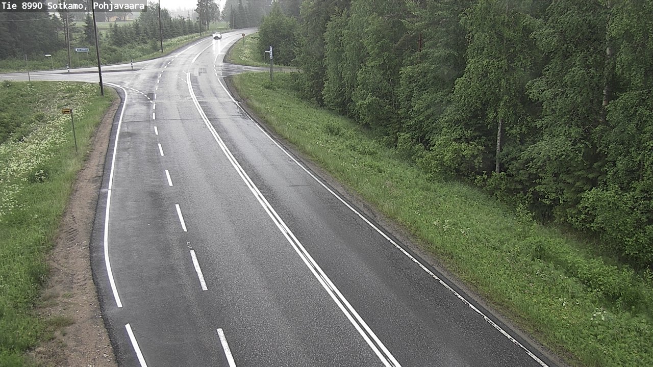 Weather Camera Image Road 8990 Sotkamo, Pohjavaara, Sotkamo, Kainuu