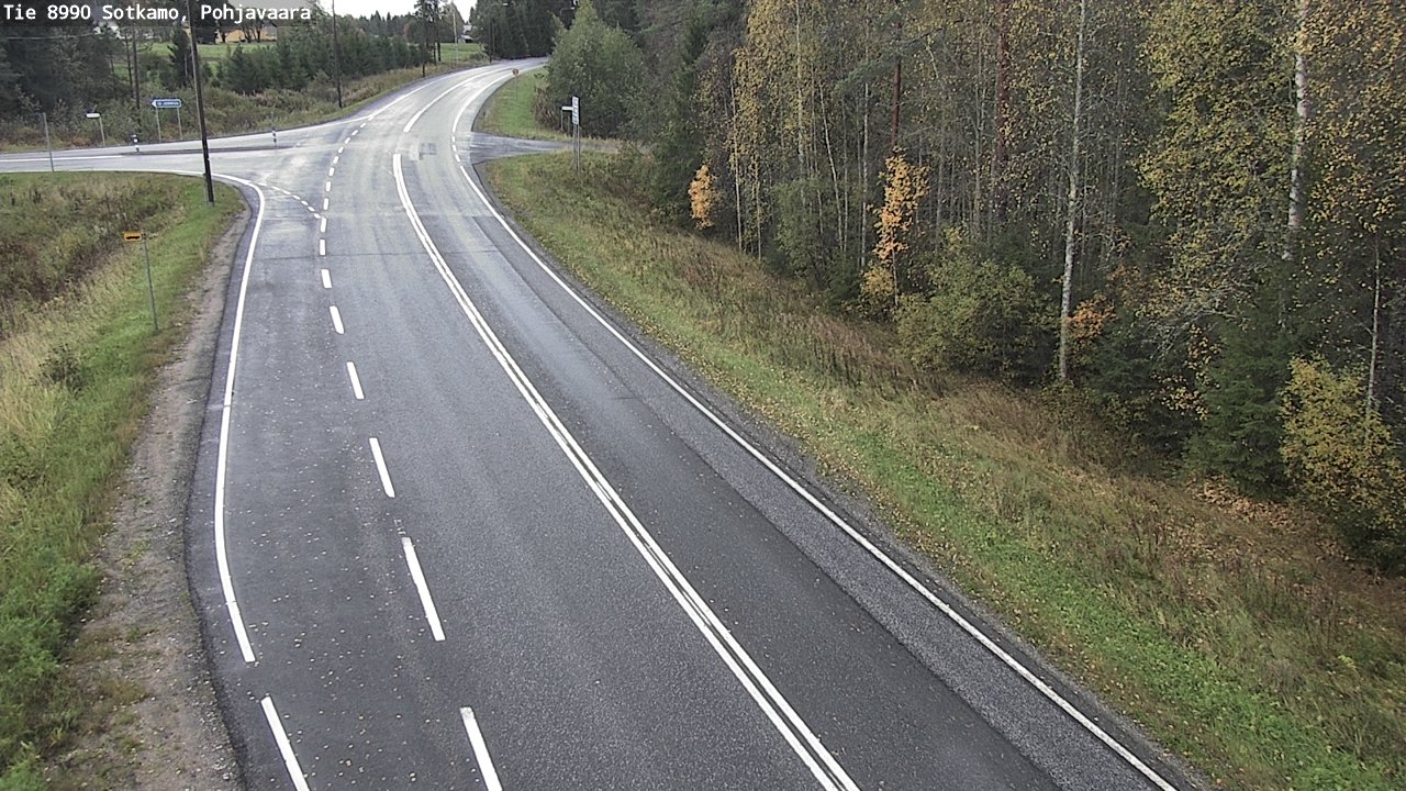 Weather Camera Image Road 8990 Sotkamo, Pohjavaara, Sotkamo, Kainuu