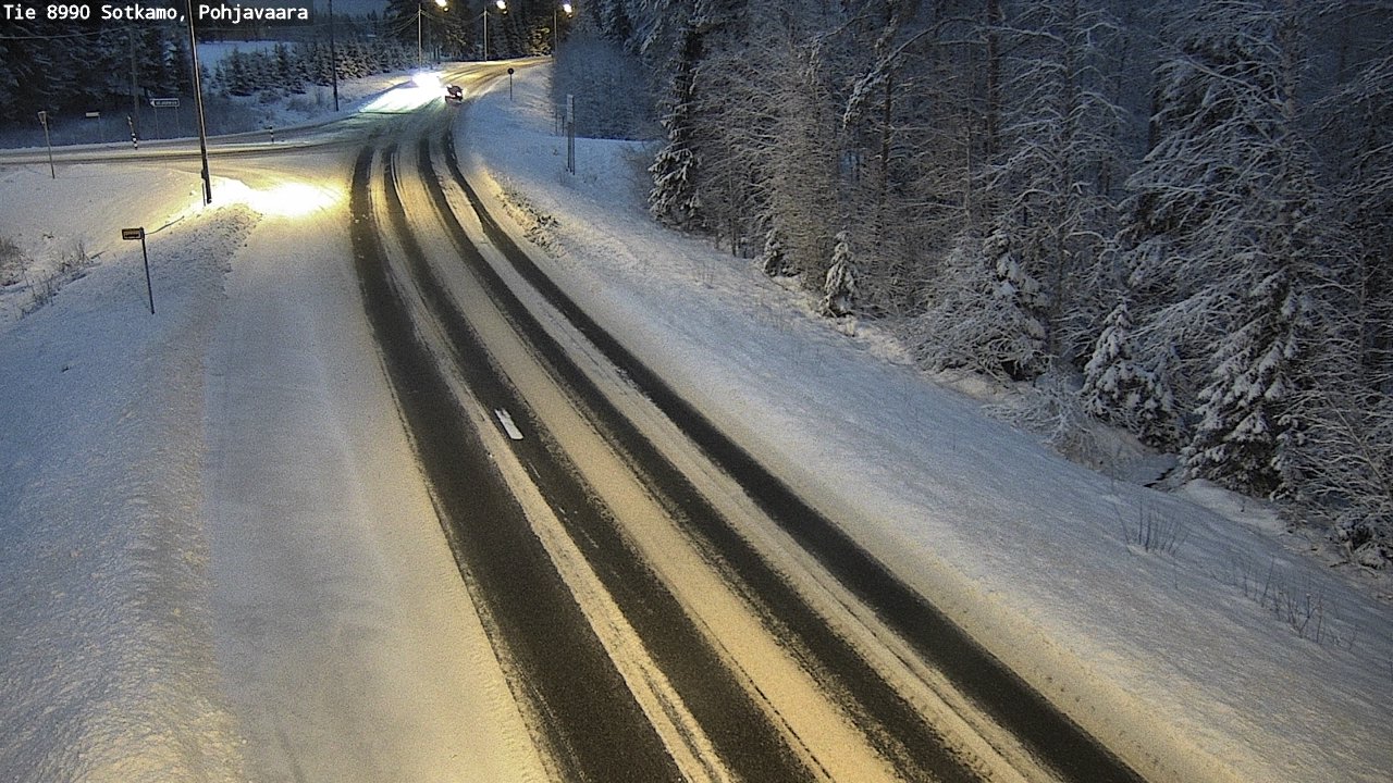 Weather Camera Image Road 8990 Sotkamo, Pohjavaara, Sotkamo, Kainuu