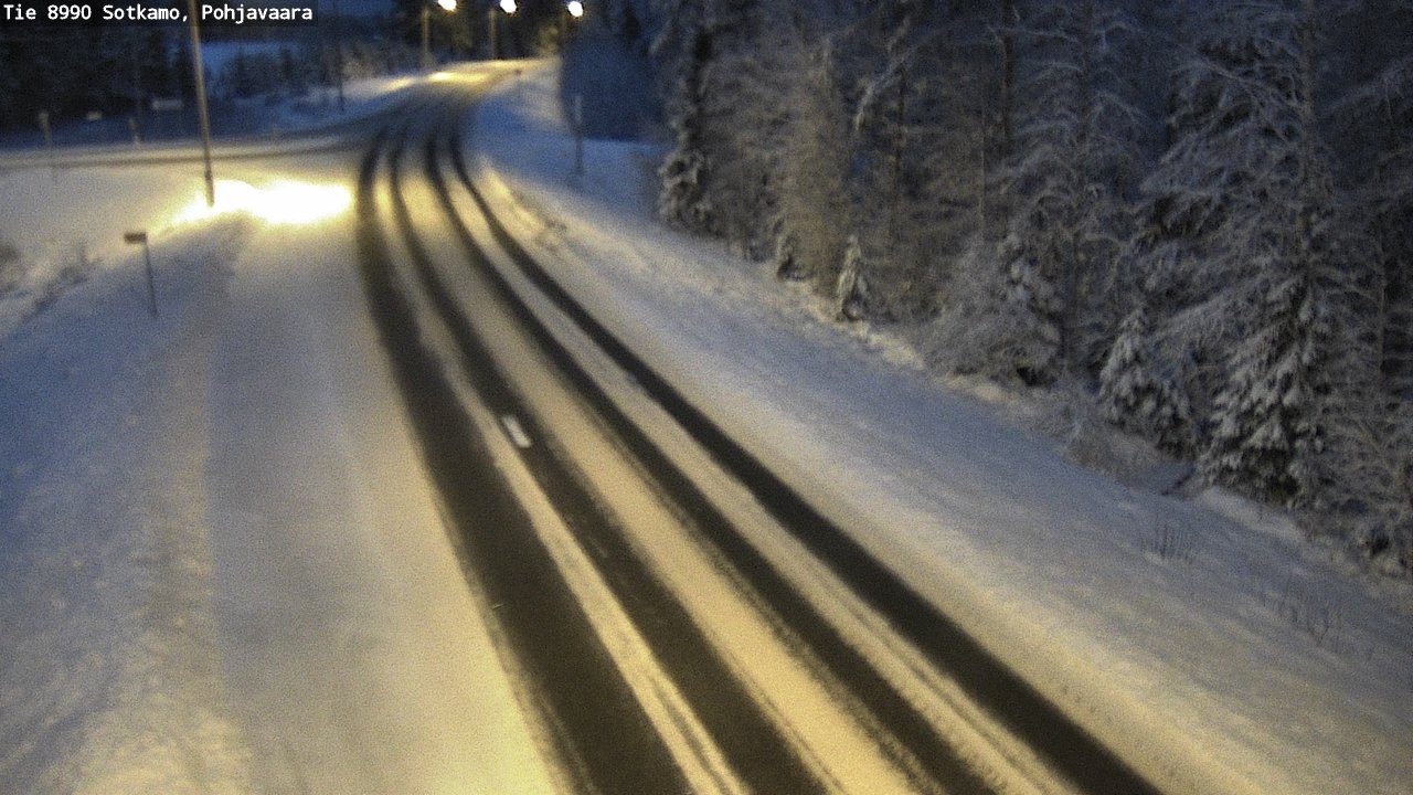 Weather Camera Image Road 8990 Sotkamo, Pohjavaara, Sotkamo, Kainuu