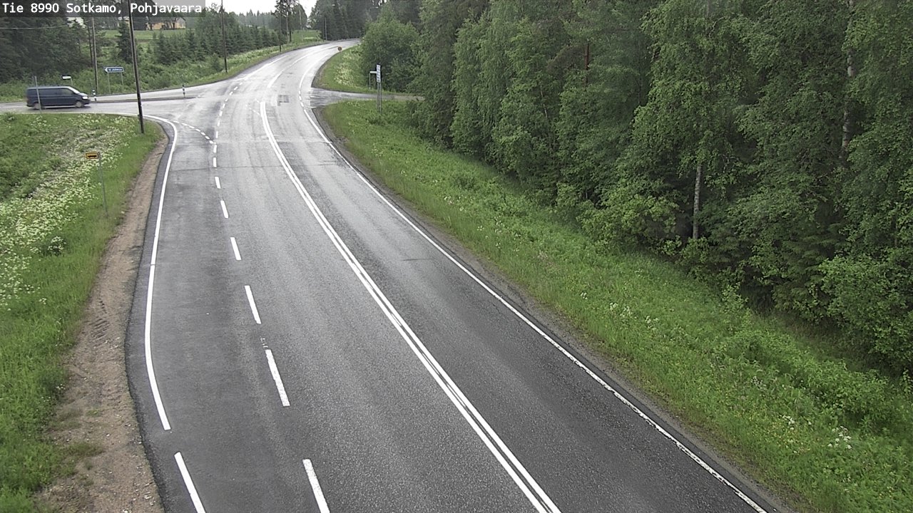 Weather Camera Image Road 8990 Sotkamo, Pohjavaara, Sotkamo, Kainuu