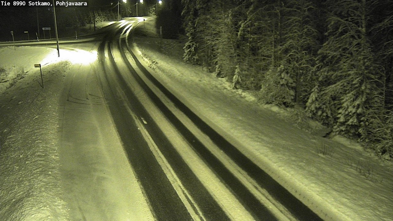 Weather Camera Image Road 8990 Sotkamo, Pohjavaara, Sotkamo, Kainuu