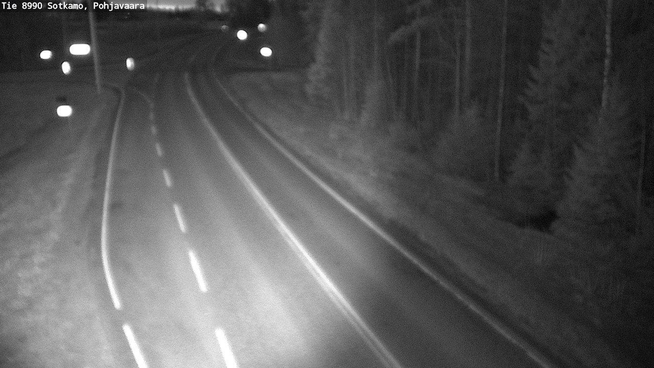 Weather Camera Image Road 8990 Sotkamo, Pohjavaara, Sotkamo, Kainuu