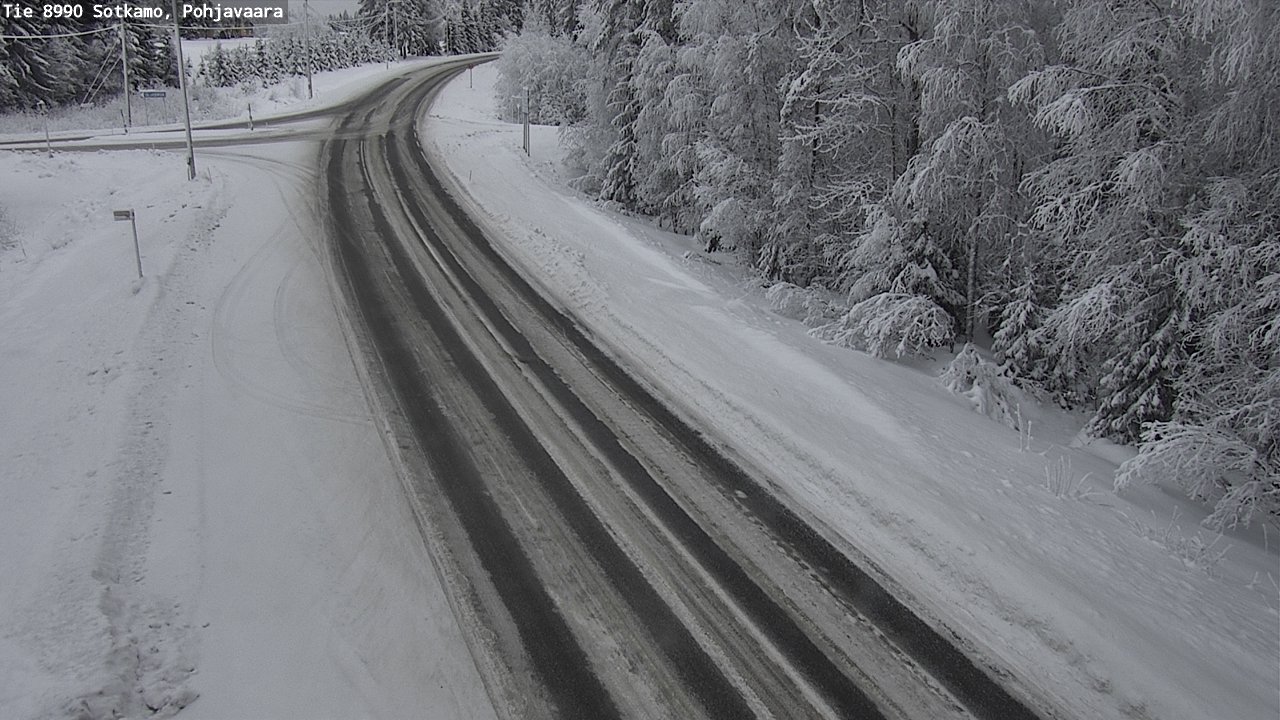 Weather Camera Image Road 8990 Sotkamo, Pohjavaara, Sotkamo, Kainuu