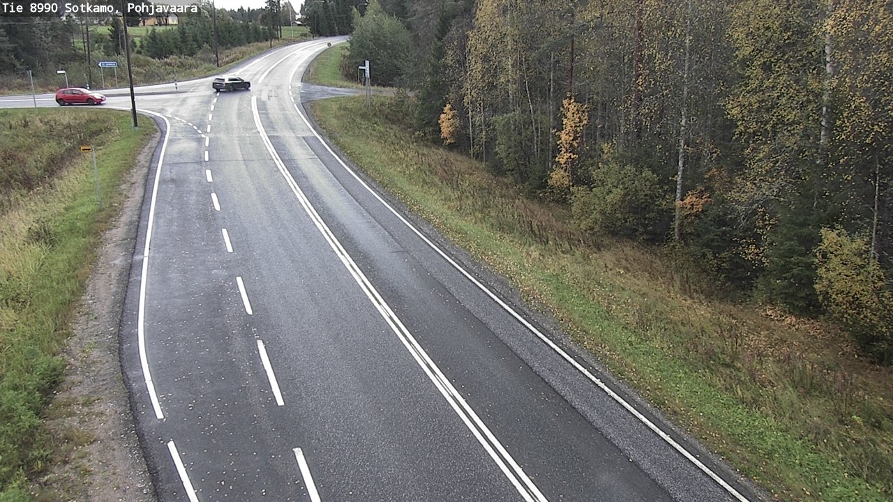 Weather Camera Image Road 8990 Sotkamo, Pohjavaara, Sotkamo, Kainuu