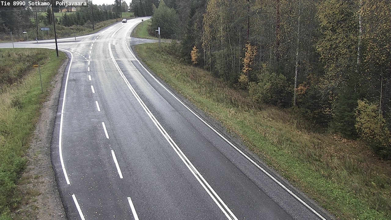 Weather Camera Image Road 8990 Sotkamo, Pohjavaara, Sotkamo, Kainuu