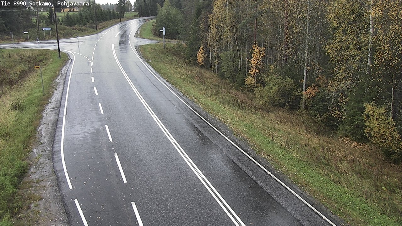 Weather Camera Image Road 8990 Sotkamo, Pohjavaara, Sotkamo, Kainuu