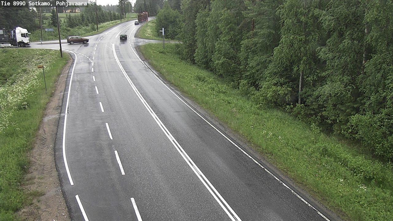 Weather Camera Image Road 8990 Sotkamo, Pohjavaara, Sotkamo, Kainuu
