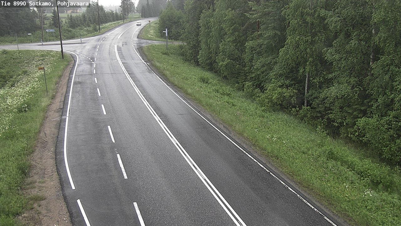 Weather Camera Image Road 8990 Sotkamo, Pohjavaara, Sotkamo, Kainuu