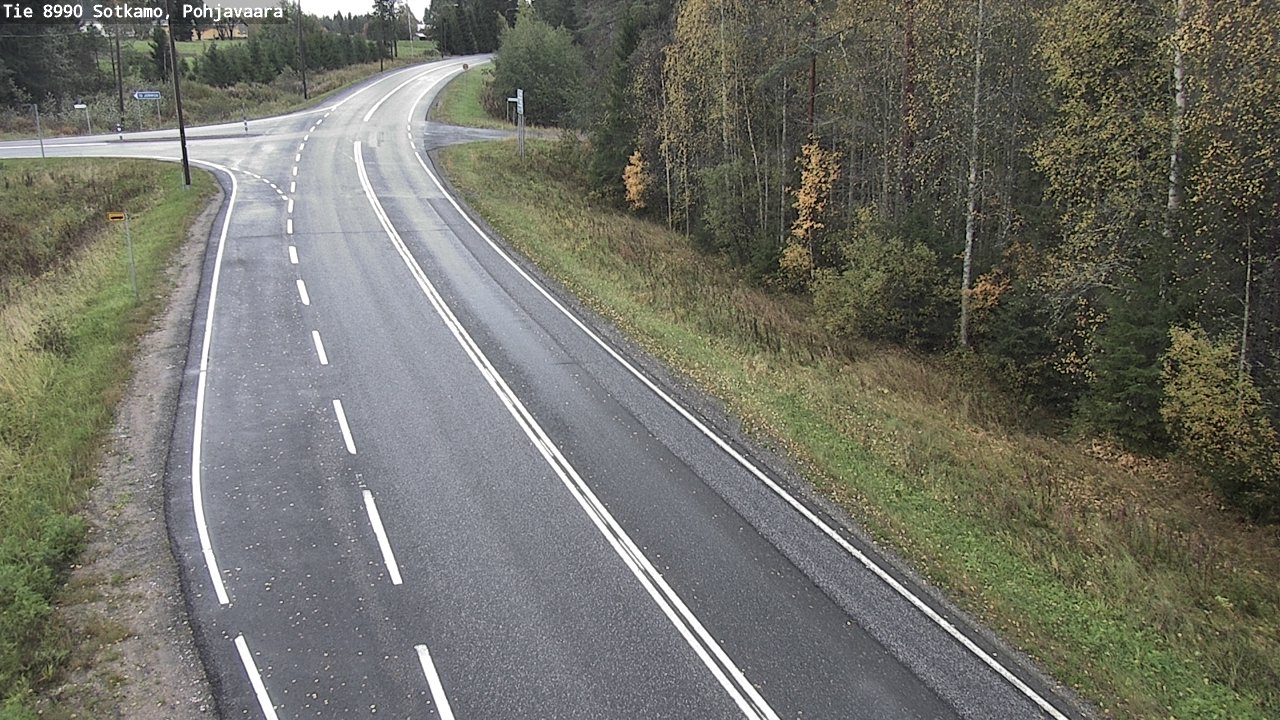 Weather Camera Image Road 8990 Sotkamo, Pohjavaara, Sotkamo, Kainuu