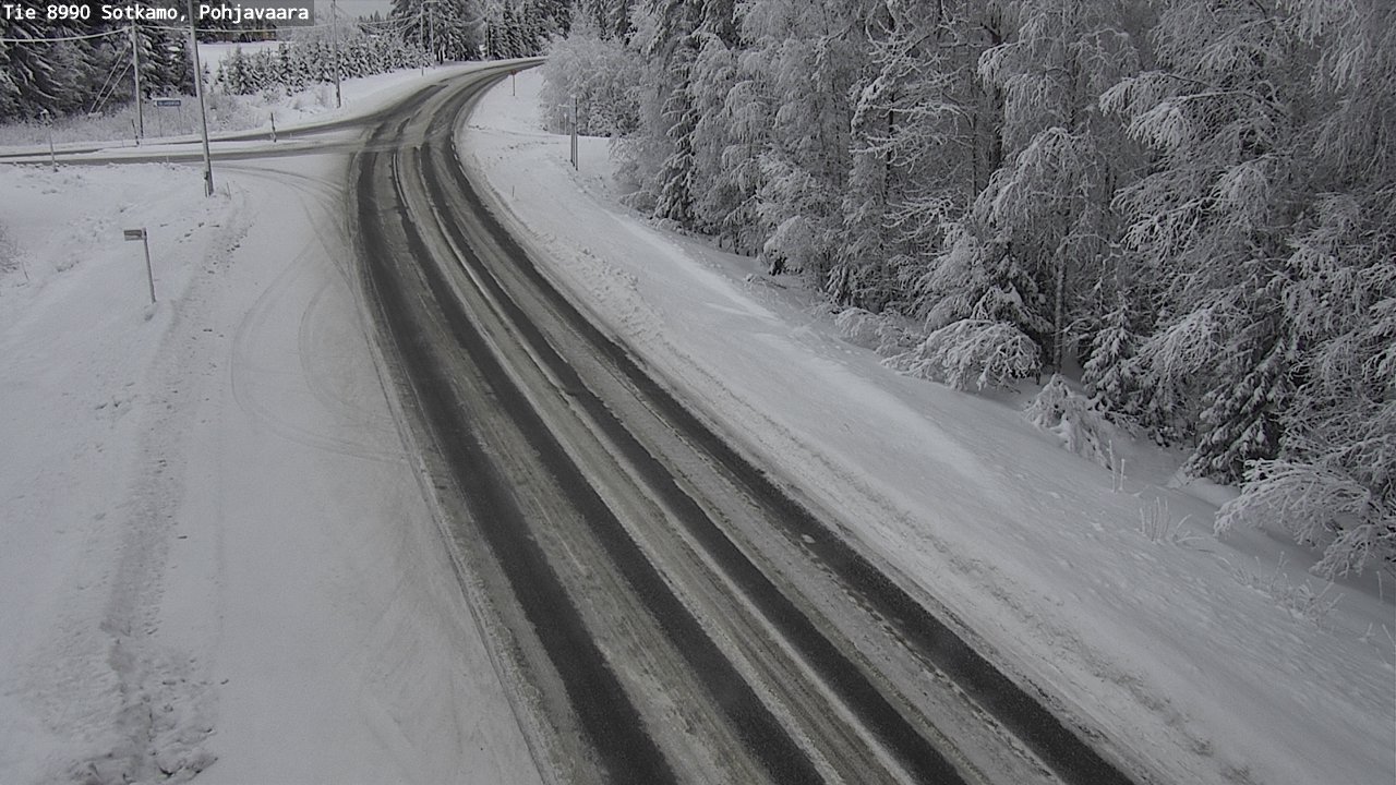 Weather Camera Image Road 8990 Sotkamo, Pohjavaara, Sotkamo, Kainuu