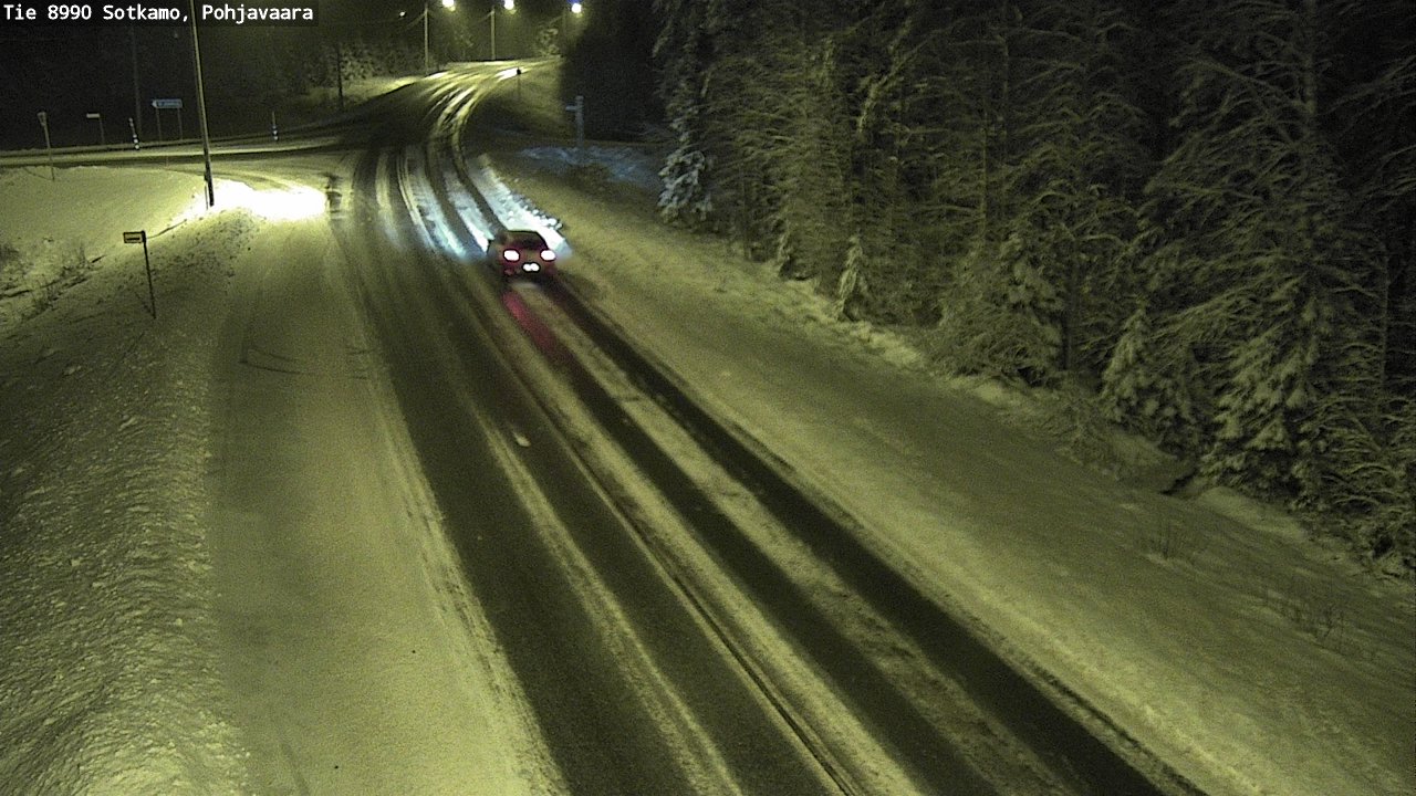 Weather Camera Image Road 8990 Sotkamo, Pohjavaara, Sotkamo, Kainuu
