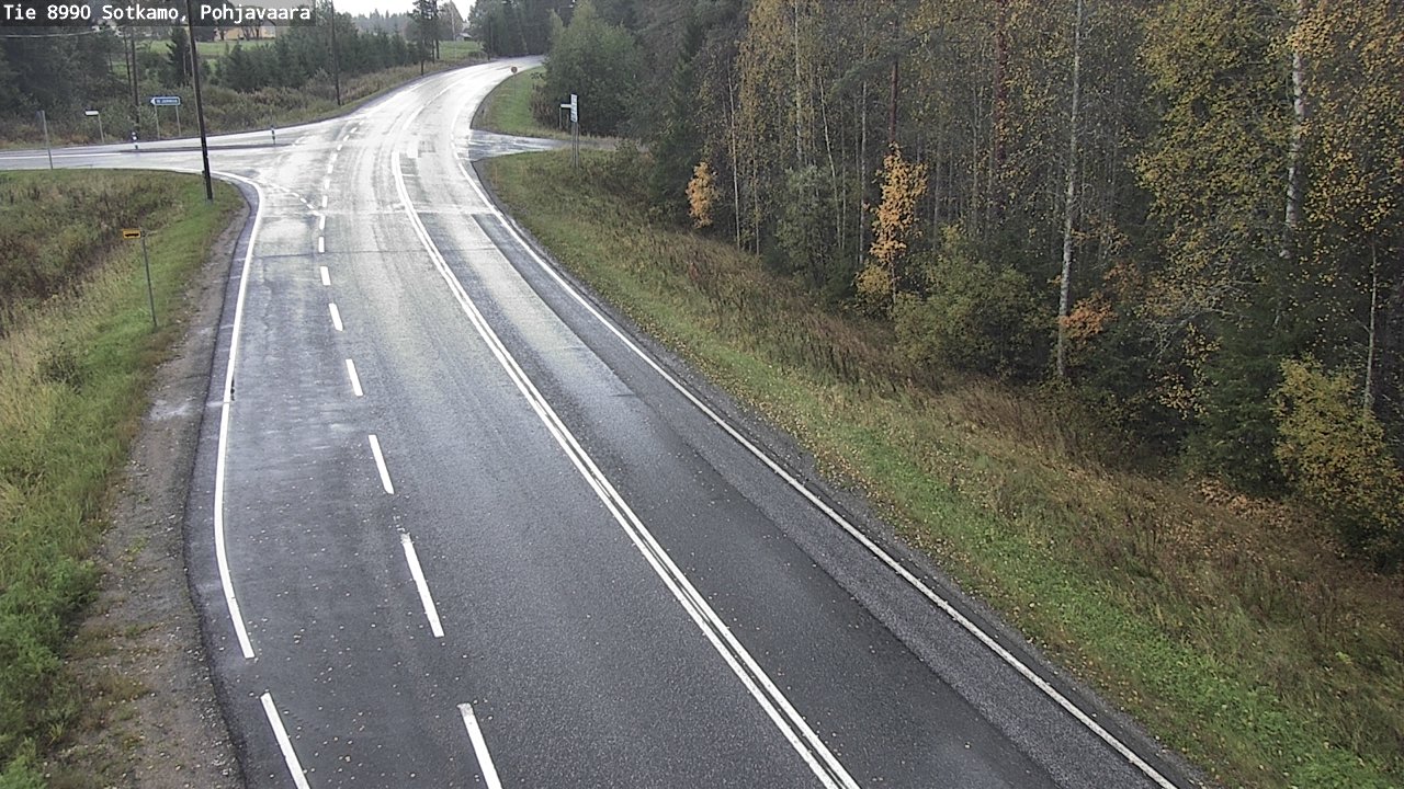 Weather Camera Image Road 8990 Sotkamo, Pohjavaara, Sotkamo, Kainuu
