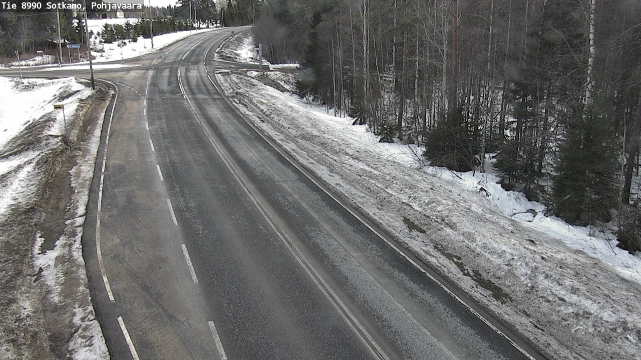 Weather Camera Image Road 8990 Sotkamo, Pohjavaara, Sotkamo, Kainuu