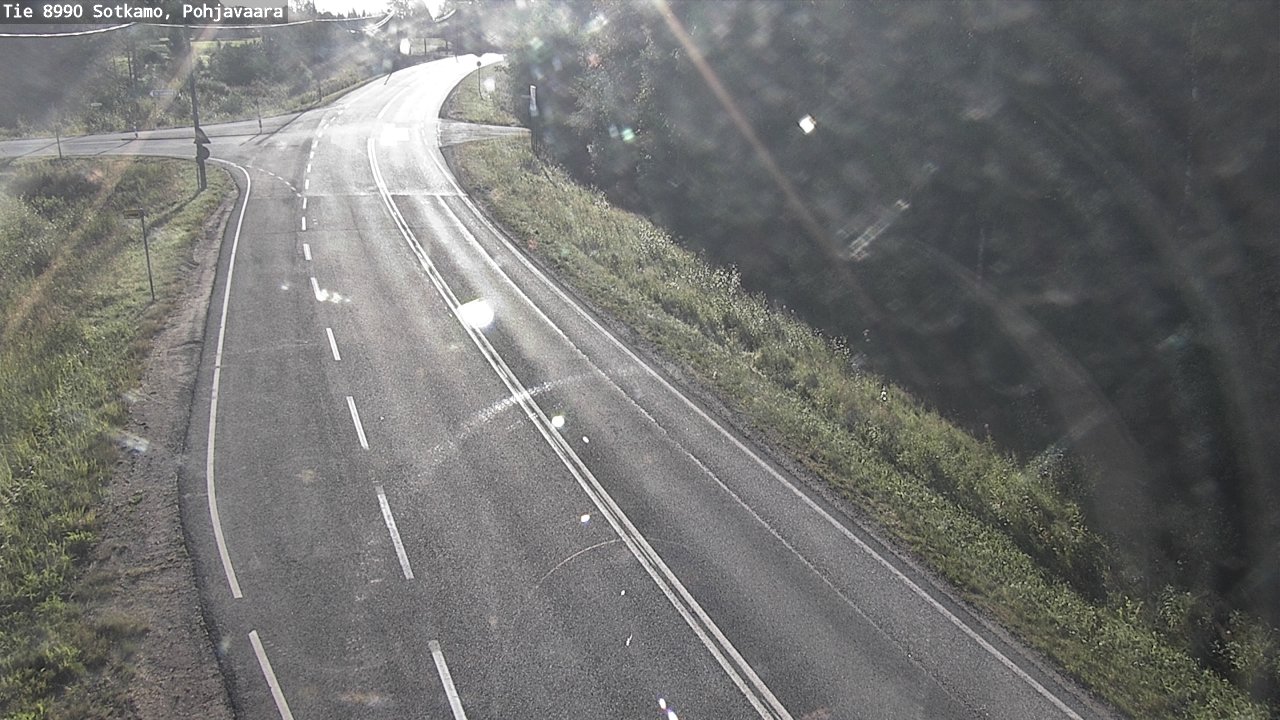 Weather Camera Image Road 8990 Sotkamo, Pohjavaara, Sotkamo, Kainuu