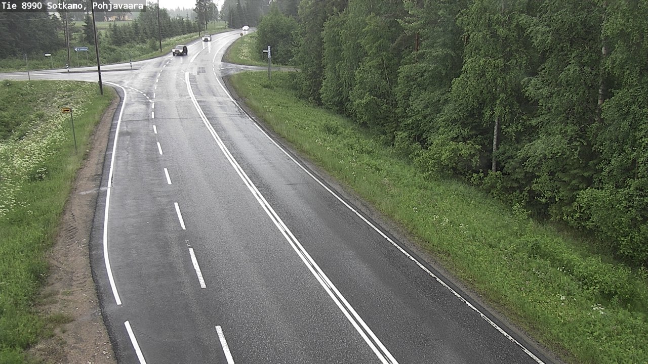 Weather Camera Image Road 8990 Sotkamo, Pohjavaara, Sotkamo, Kainuu