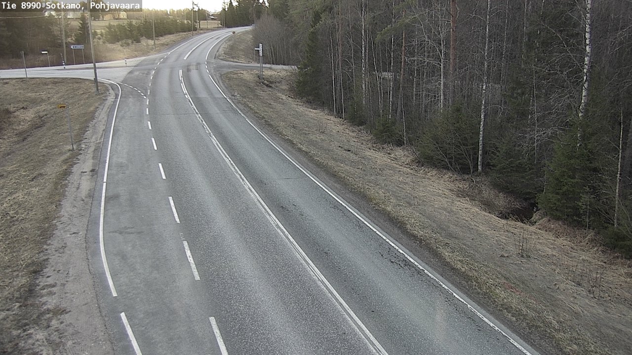 Weather Camera Image Road 8990 Sotkamo, Pohjavaara, Sotkamo, Kainuu