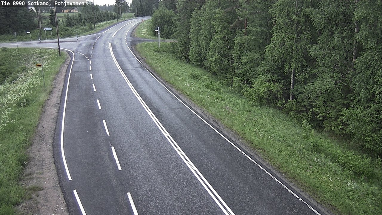 Weather Camera Image Road 8990 Sotkamo, Pohjavaara, Sotkamo, Kainuu