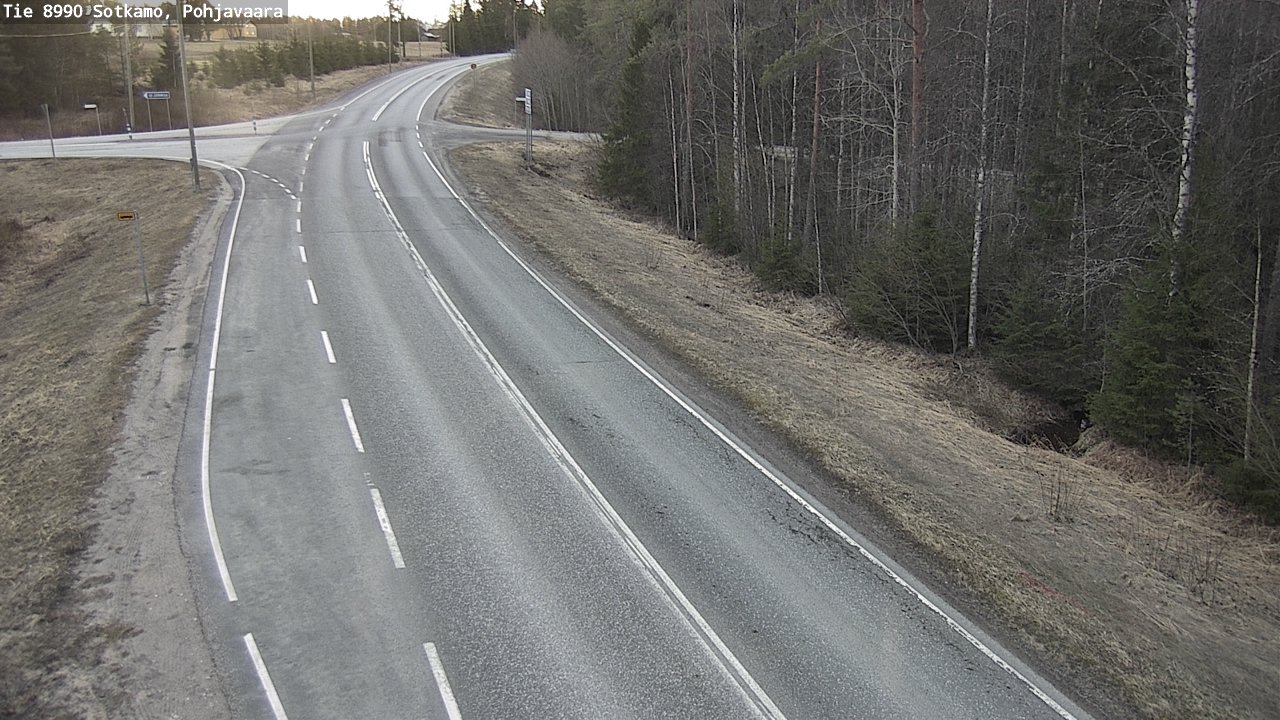 Weather Camera Image Road 8990 Sotkamo, Pohjavaara, Sotkamo, Kainuu