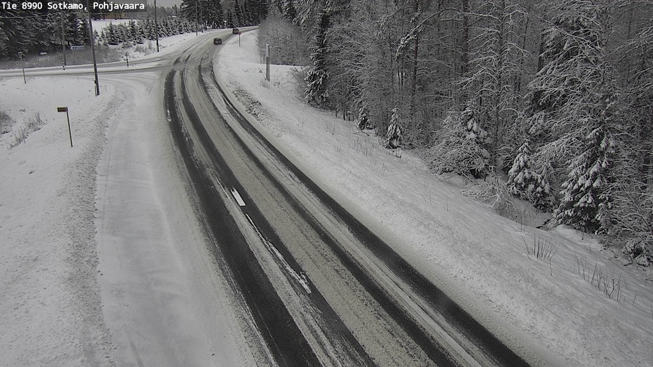 Weather Camera Image Road 8990 Sotkamo, Pohjavaara, Sotkamo, Kainuu