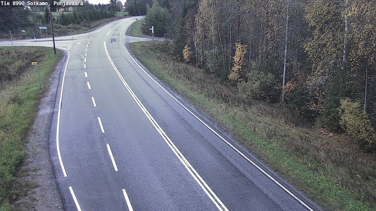 Weather Camera Image Road 8990 Sotkamo, Pohjavaara, Sotkamo, Kainuu