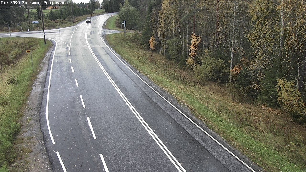 Weather Camera Image Road 8990 Sotkamo, Pohjavaara, Sotkamo, Kainuu