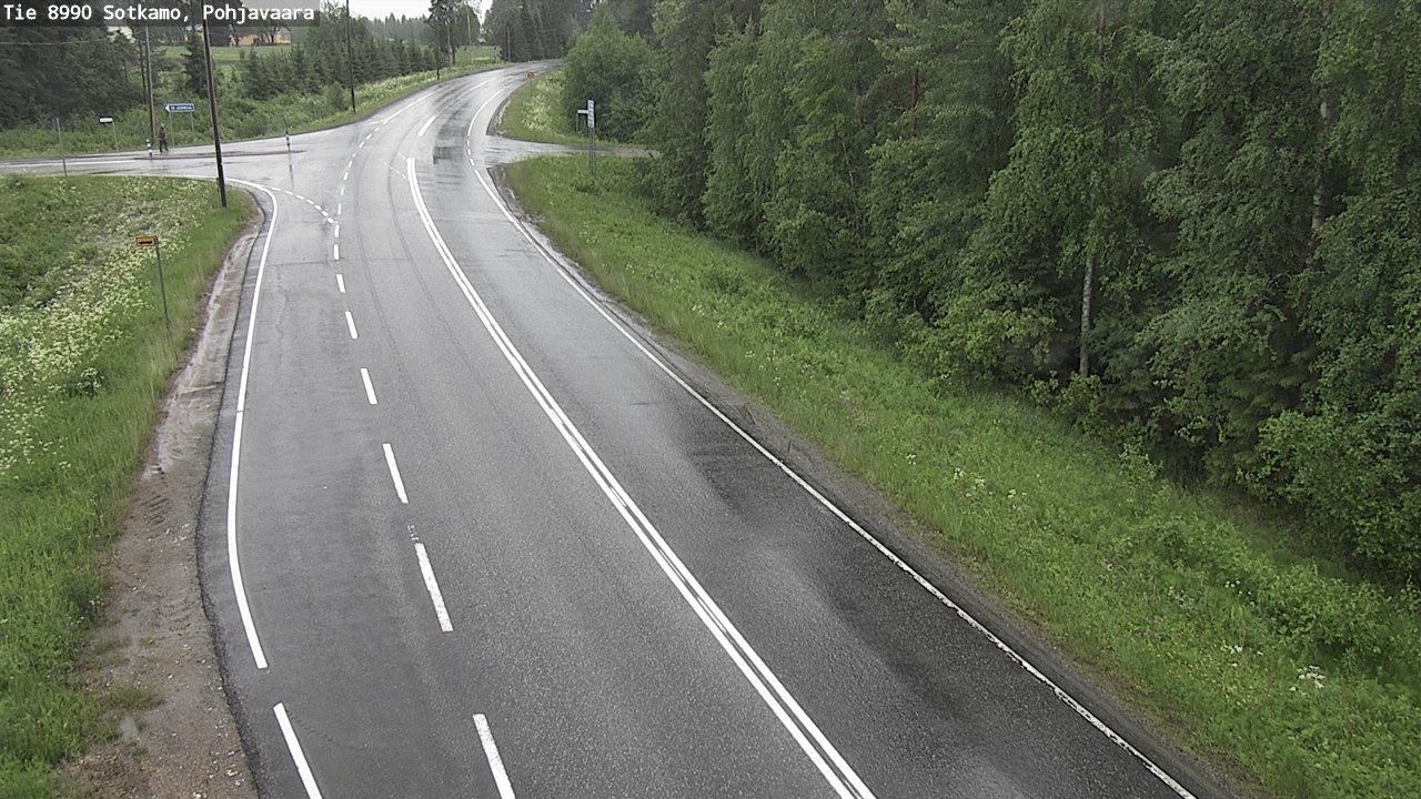 Weather Camera Image Road 8990 Sotkamo, Pohjavaara, Sotkamo, Kainuu
