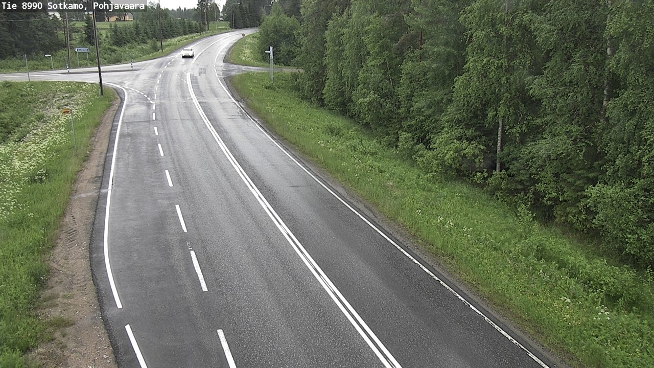 Weather Camera Image Väg 8990 Sotkamo, Pohjavaara, Sotkamo, Kainuu