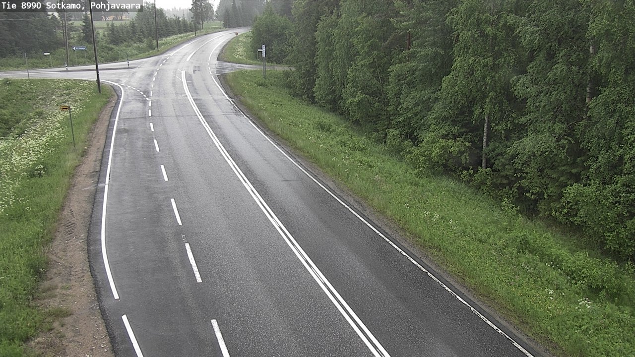 Weather Camera Image Road 8990 Sotkamo, Pohjavaara, Sotkamo, Kainuu
