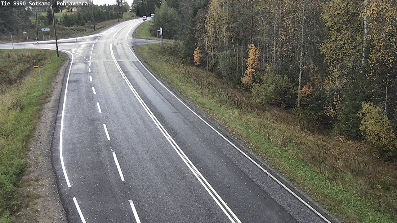Weather Camera Image Road 8990 Sotkamo, Pohjavaara, Sotkamo, Kainuu