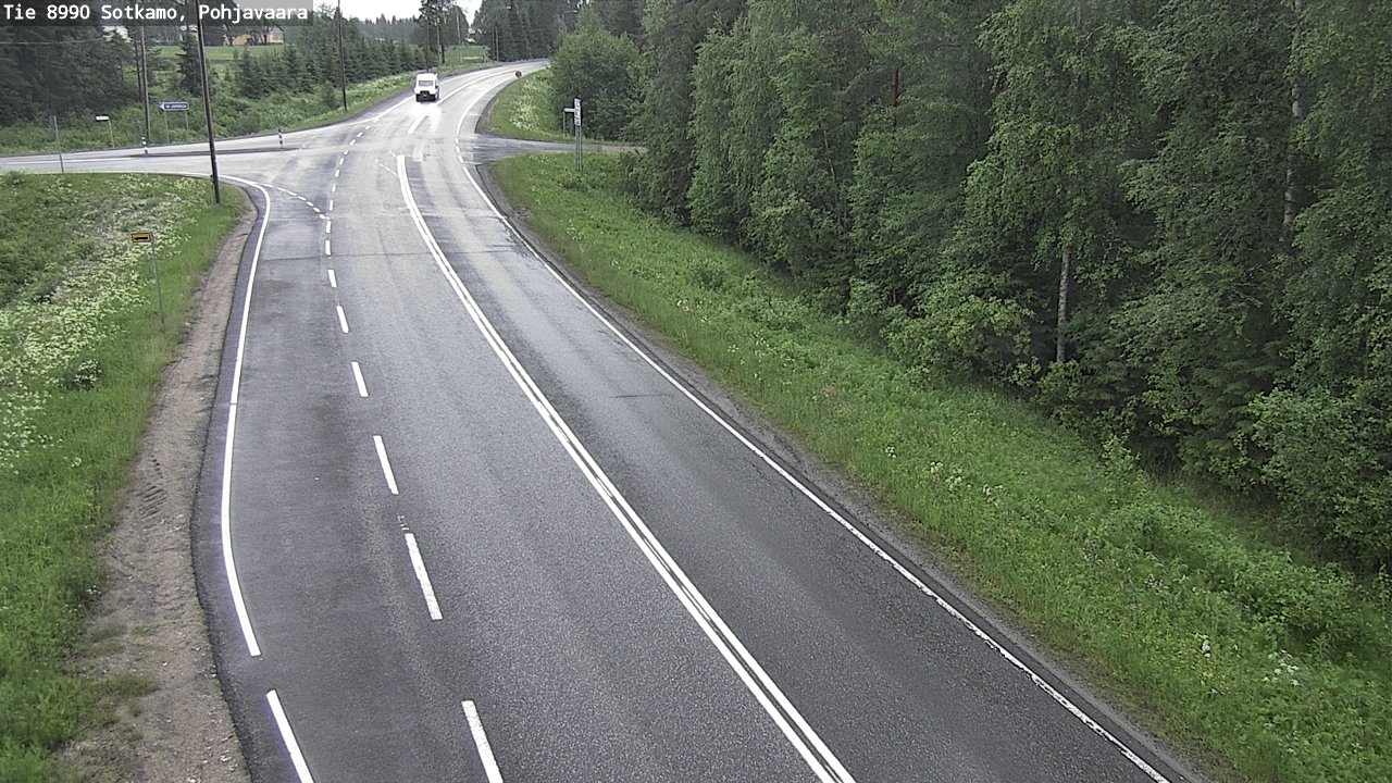 Weather Camera Image Road 8990 Sotkamo, Pohjavaara, Sotkamo, Kainuu