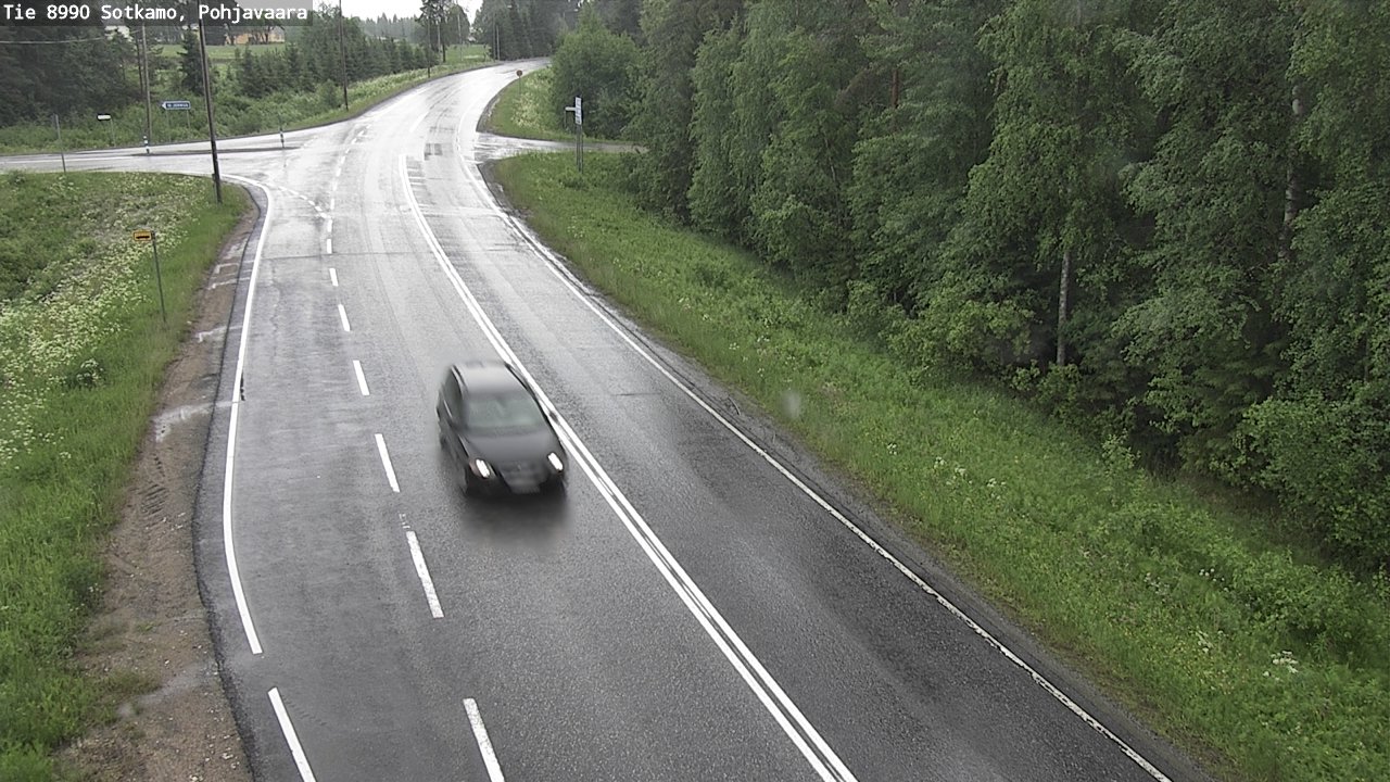 Weather Camera Image Road 8990 Sotkamo, Pohjavaara, Sotkamo, Kainuu