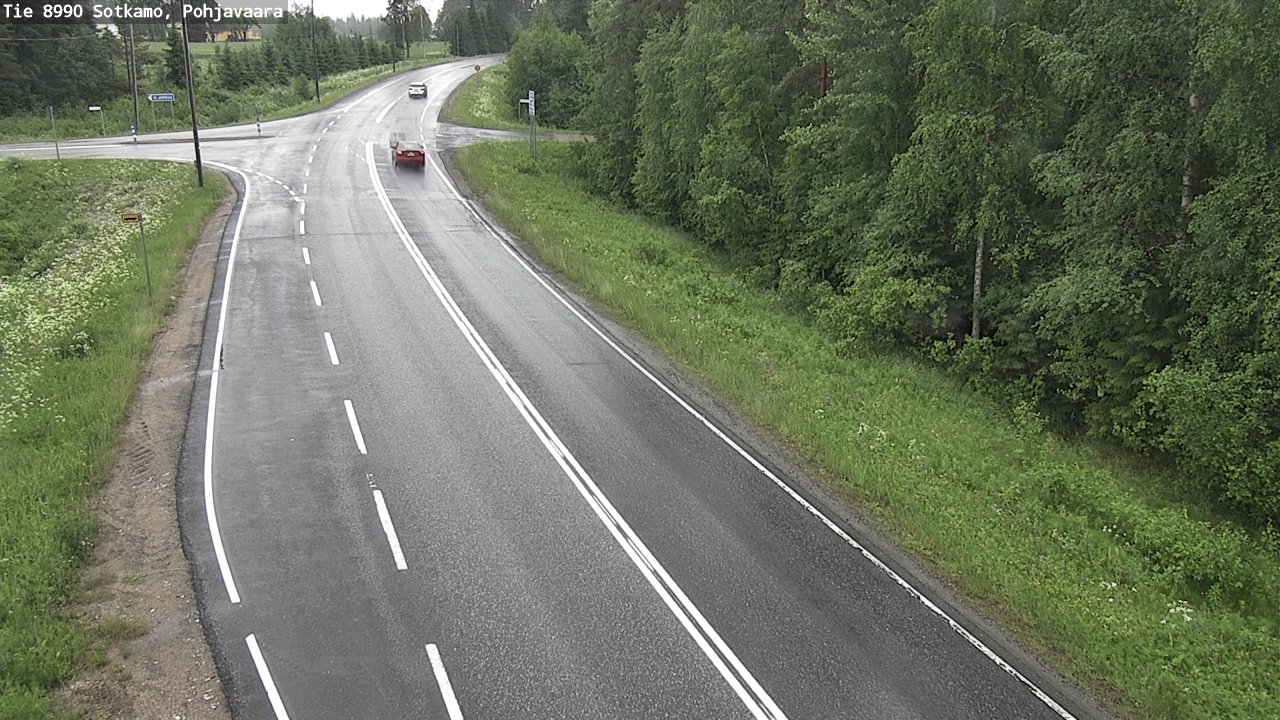 Weather Camera Image Road 8990 Sotkamo, Pohjavaara, Sotkamo, Kainuu