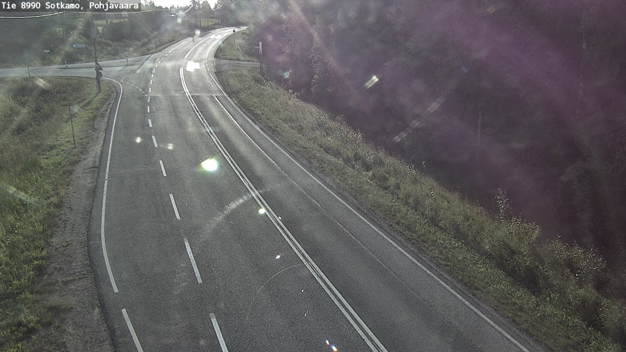 Weather Camera Image Road 8990 Sotkamo, Pohjavaara, Sotkamo, Kainuu