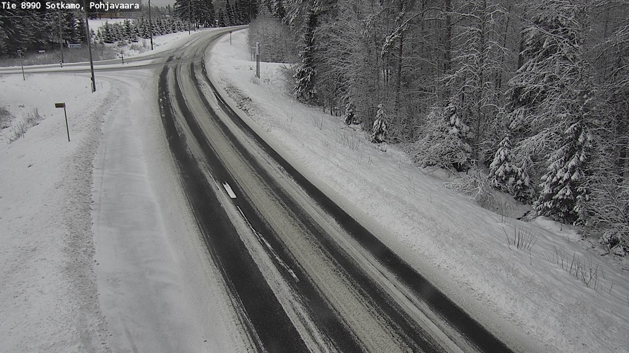 Weather Camera Image Road 8990 Sotkamo, Pohjavaara, Sotkamo, Kainuu
