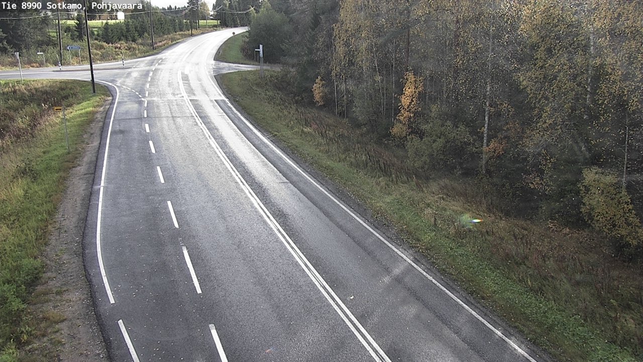 Weather Camera Image Road 8990 Sotkamo, Pohjavaara, Sotkamo, Kainuu